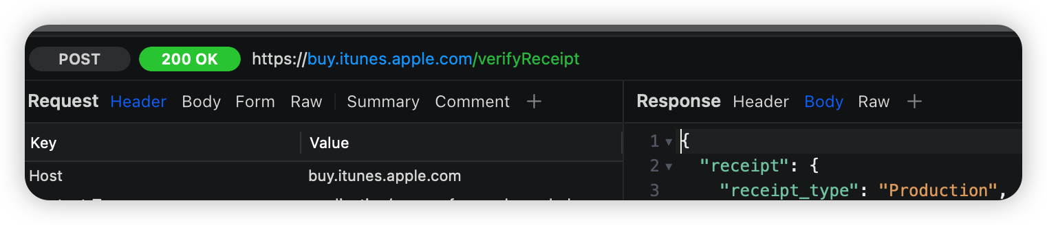 response